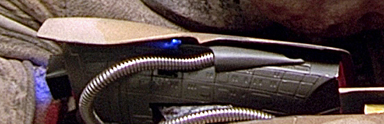 Movie screencap highlighting the Scope Ribbed tubing.